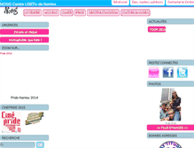 Tablet Screenshot of clgbt-nantes.fr
